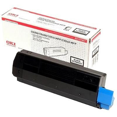 OKI 42127457 toner zwart hoge capaciteit (origineel) 42127457 035752 - 1