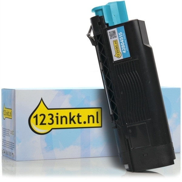 OKI 42804515 toner cyaan (123inkt huismerk) 42804515C 035707 - 1