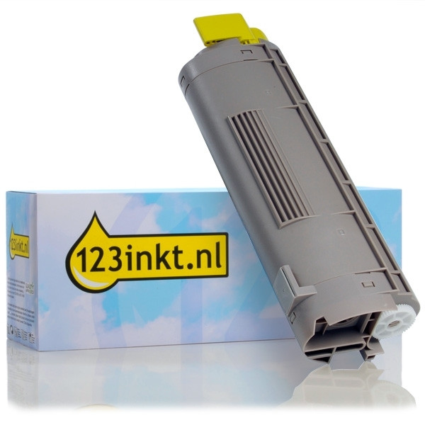 OKI 43324421 toner geel (123inkt huismerk) 43324421C 035851 - 1