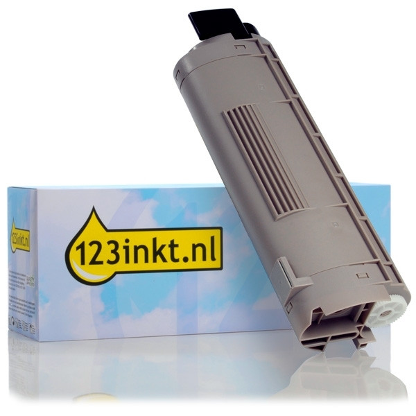 OKI 43324424 toner zwart (123inkt huismerk) 43324424C 035845 - 1