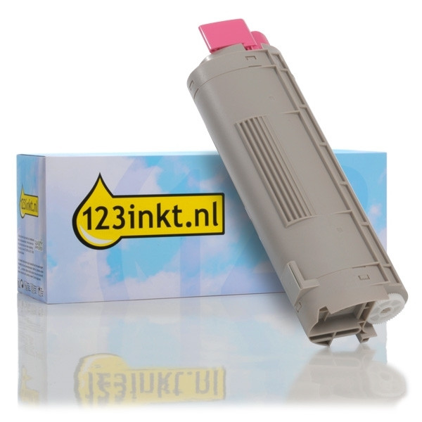 OKI 43381906 toner magenta (123inkt huismerk) 43381906C 035833 - 1