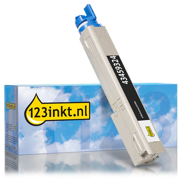 OKI 43459324 toner zwart (123inkt huismerk) 035909 - 1