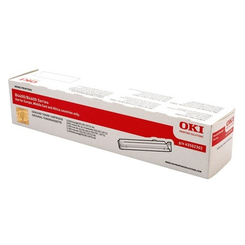 OKI 43502302 toner zwart (origineel) 43502302 035924 - 1