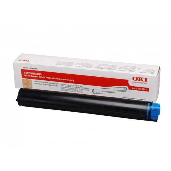 OKI 43640302 toner zwart (origineel) 43640302 035938 - 1