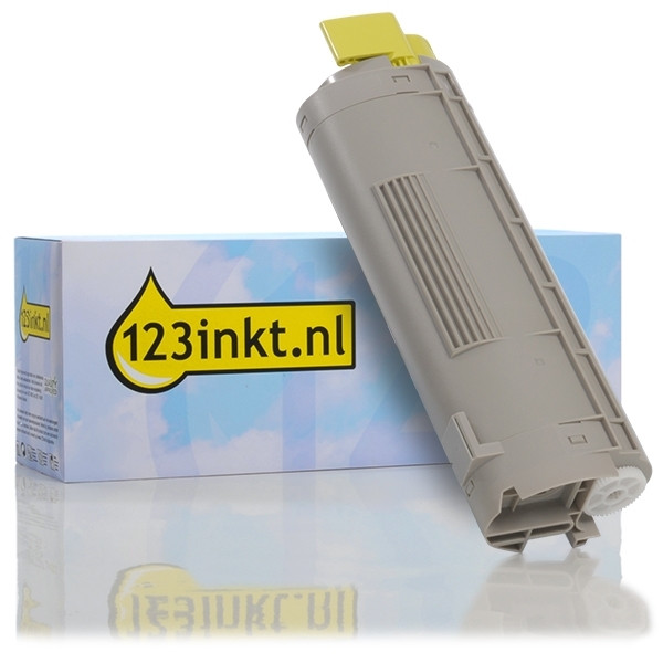 OKI 43872305 toner geel (123inkt huismerk) 43872305C 035961 - 1