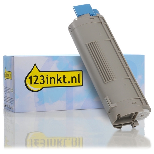 OKI 43872307 toner cyaan (123inkt huismerk) 43872307C 035967 - 1