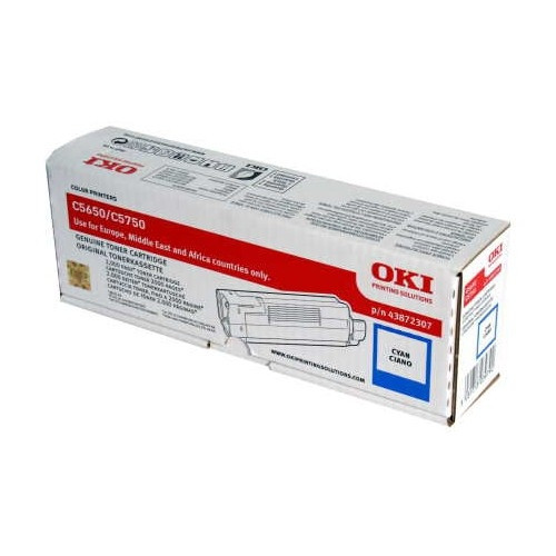 OKI 43872307 toner cyaan (origineel) 43872307 035966 - 1