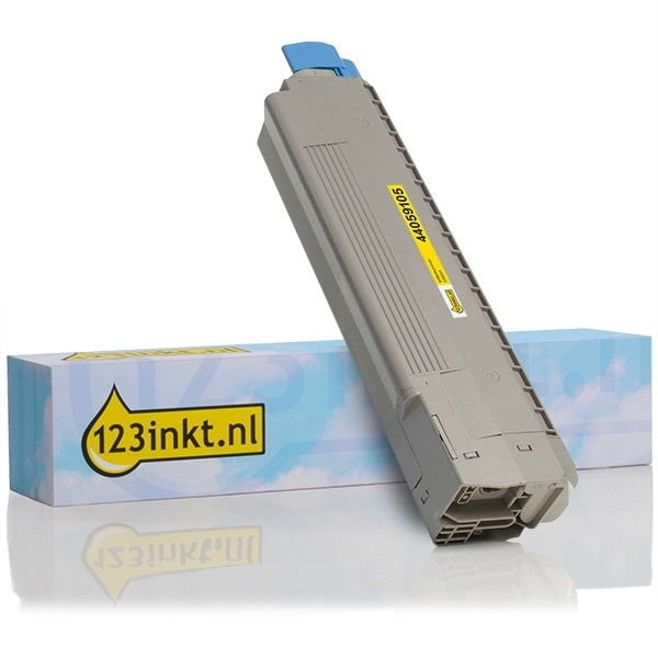 OKI 44059105 toner geel (123inkt huismerk) 44059105C 036031 - 1