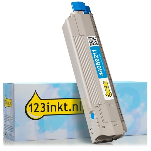 OKI 44059211 toner cyaan (123inkt huismerk) 44059211C 036051 - 1