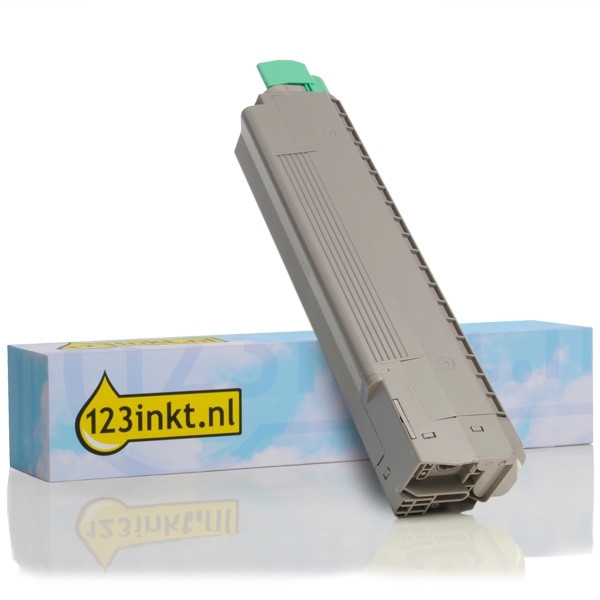 OKI 44059256 toner zwart hoge capaciteit (123inkt huismerk) 44059256C 042593 - 1