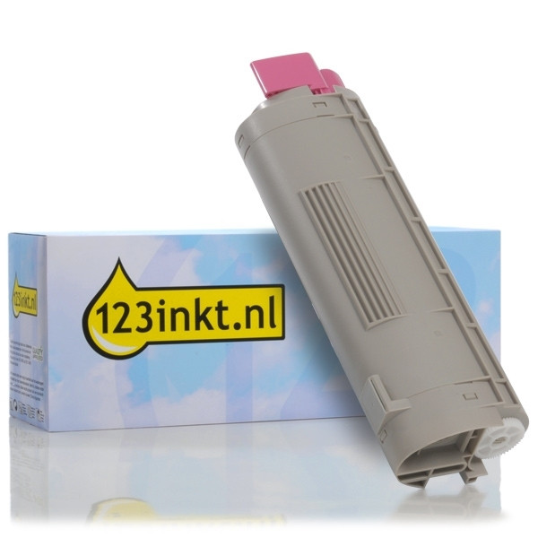 OKI 44318606 toner magenta (123inkt huismerk) 44318606C 036089 - 1