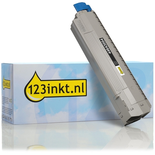 OKI 44643004 toner zwart (123inkt huismerk) 44643004C 042521 - 1