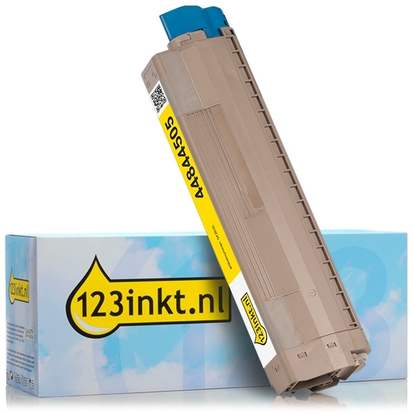 OKI 44844505 toner geel (123inkt huismerk) 44844505C 042635 - 1