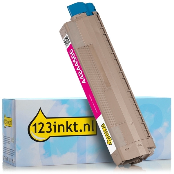 OKI 44844506 toner magenta (123inkt huismerk) 44844506C 042633 - 1