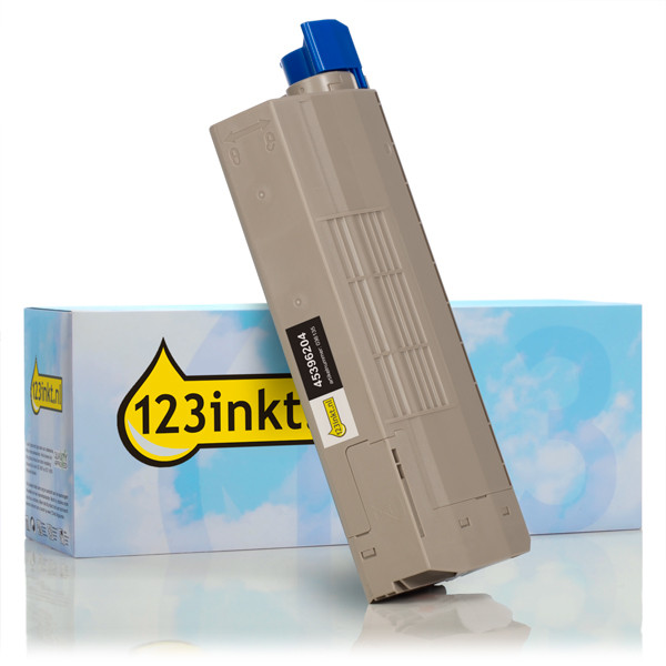 OKI 45396204 toner zwart hoge capaciteit (123inkt huismerk) 45396204C 036135 - 1