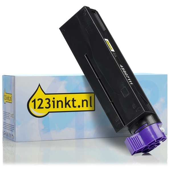 OKI 45807111 toner zwart extra hoge capaciteit (123inkt huismerk) 45807111C 042705 - 1