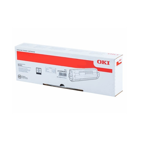 OKI 45862818 toner zwart hoge capaciteit (origineel) 45862818 042714 - 1