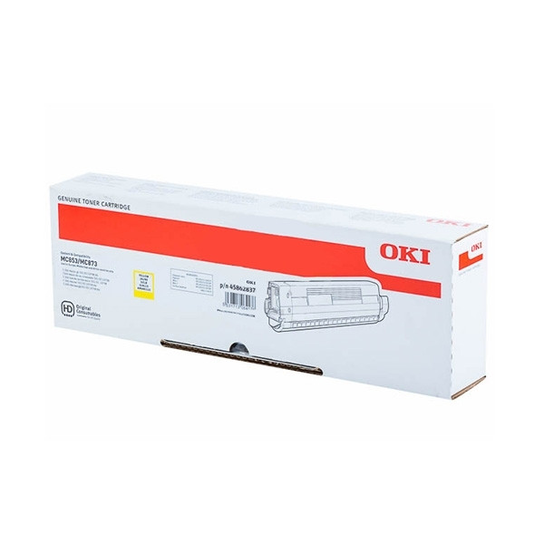 OKI 45862837 toner geel (origineel) 45862837 042712 - 1