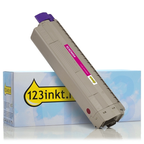 OKI 45862838 toner magenta (123inkt huismerk) 45862838C 042711 - 1