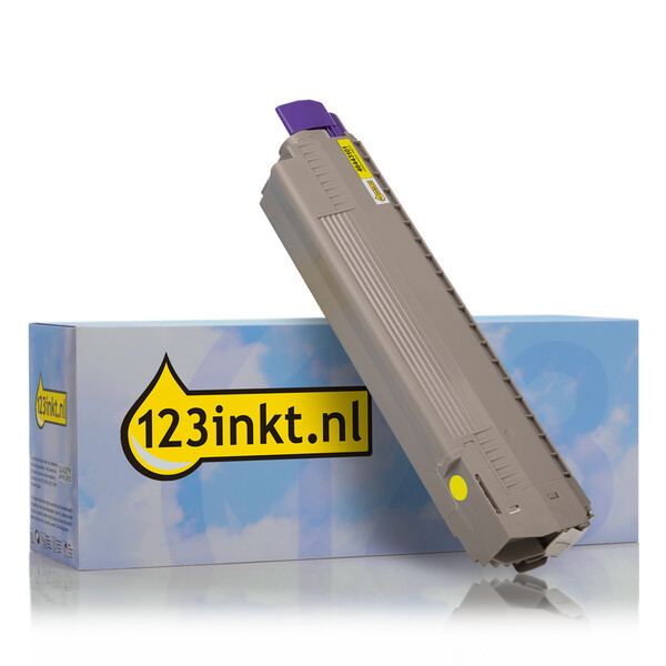 OKI 46471101 toner geel (123inkt huismerk) 46471101C 036183 - 1