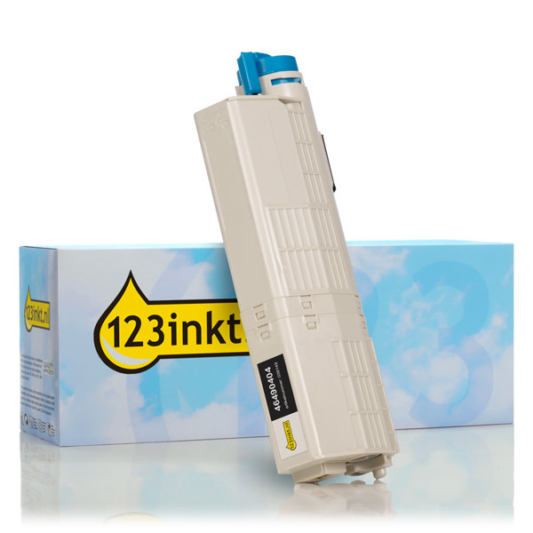 OKI 46490404 toner zwart (123inkt huismerk) 46490404C 036149 - 1