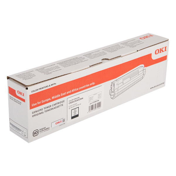 OKI 47095704 toner zwart (origineel) 47095704 042758 - 1