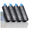 OKI aanbieding: 42127457, 56, 55, 54 zwart + 3 kleuren (123inkt huismerk) 130058 - 1