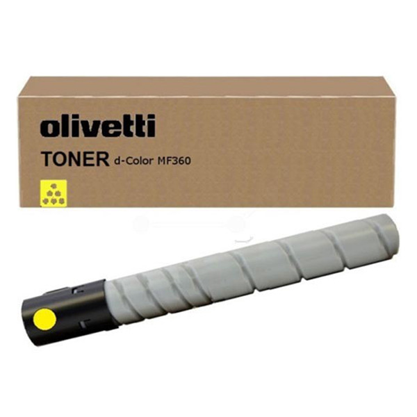 Olivetti B0842 toner geel (origineel) B0842 077458 - 1