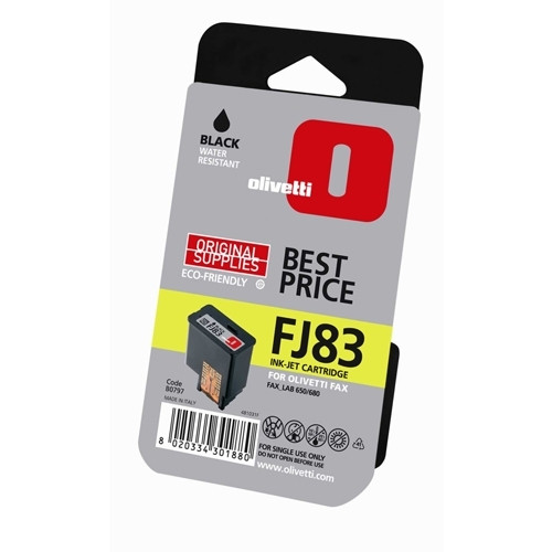 Olivetti FJ83 (B0797) inktcartridge zwart (origineel) B0797 042204 - 1
