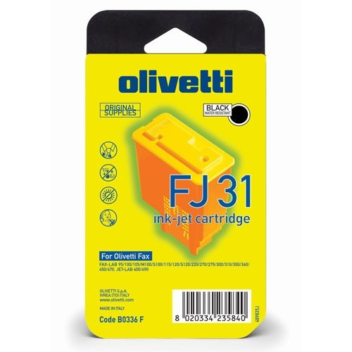 Olivetti FJ 31 (B0336 F) inktcartridge zwart (origineel) B0336F 042380 - 1