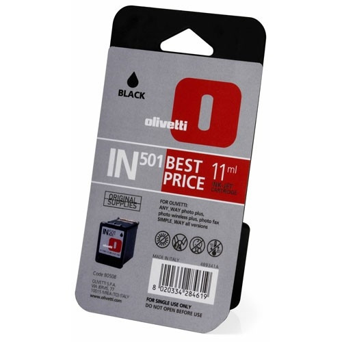 Olivetti IN501 (B0508) inktcartridge zwart (origineel) B0508 042110 - 1