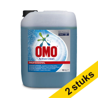 Aanbieding: 2x Omo Professional Active Clean Liquid 10 liter (154 wasbeurten)