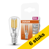 Aanbieding: 6x Osram E14 filament led-lamp buis helder 2.8W (25W) LOS00357 - 1