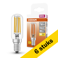 Aanbieding: 6x Osram E14 filament led-lamp buis helder 4.2W (40W) LOS00359