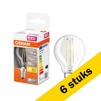 Aanbieding: 6x Osram E14 filament led-lamp kogel helder 1.5W (15W)