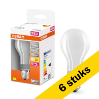 Aanbieding: 6x Osram E27 led-lamp peer mat dimbaar 18W (150W)