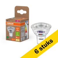 Aanbieding: 6x Osram GU10 led-spot glas 2W (50W)