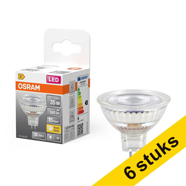Aanbieding: 6x Osram GU5.3 LED spot | 2700K | 3.4W (35W) LOS01950 - 1