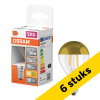 Aanbieding: 6x Osram LED lamp E14 | Kogel P45 | Filament | Kopspiegel | Goud | 2700K | 4W (34W) LOS01698 - 1