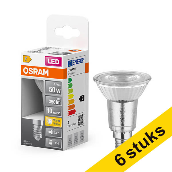 Aanbieding: 6x Osram LED lamp E14 | PAR16 | 2700K | 3.7W (50W) LOS02191 - 1