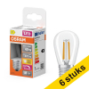 Aanbieding: 6x Osram LED lamp E27 | Edison ST45 | Filament | Helder | 2700K | Dimbaar | 3.4W (35W) LOS01884 - 1