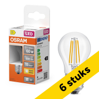 Aanbieding: 6x Osram LED lamp E27 | Kogel P45 | Filament | Helder | 2700K | 5.5W (60W)