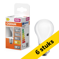 Aanbieding: 6x Osram LED lamp E27 | Kogel P45 | Mat | 2700K | 5.5W (60W)