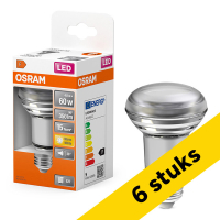 Aanbieding: 6x Osram LED lamp E27 | Reflector R63 | 2700K | 4.8W (60W)
