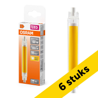 Aanbieding: 6x Osram LED lamp R7s | Staaflamp | 118mm | Helder | 2700K | 8W (60W) LOS01782