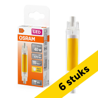 Aanbieding: 6x Osram LED lamp R7s | Staaflamp | 78mm | Helder | 2700K | 4.5W (40W) LOS01778