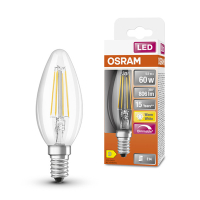 Osram E14 filament led-lamp kaars helder dimbaar 5.5W (60W) LOS00132