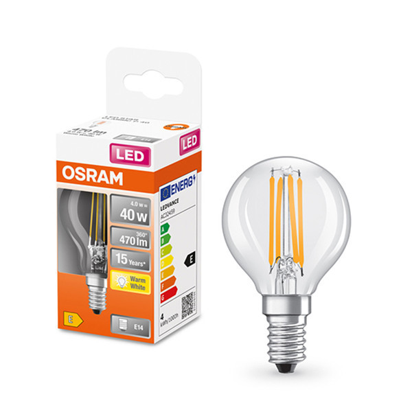 Osram E14 filament led-lamp kogel helder 4W (40W) LOS00188 - 1
