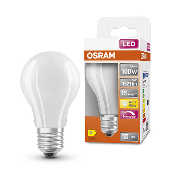 Osram E27 led-lamp peer mat dimbaar 11W (100W) LOS00052 - 1