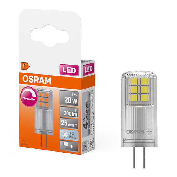 Osram G4 LED capsule | SMD | Helder | 4000K | Dimbaar | 2W (20W) LOS01381 - 1